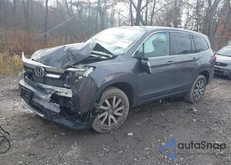2021 Honda Pilot Awd Ex from USA, damaged, VIN 5FNYF6H32MB075986